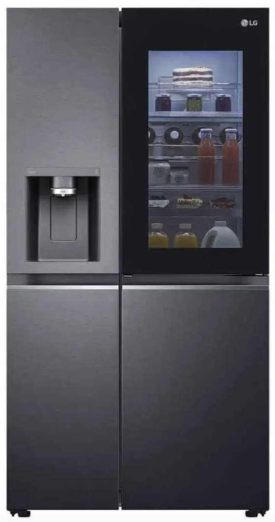 LG GC-X257CQES Side by Side Fridge, 635 L - InstaView, UVnano™ Dispenser, HygieneFresh+™